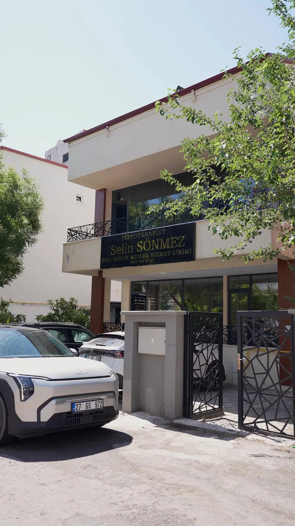 Fizyoterapist Selin Sönmez kliniği dış görünüm, Güvenevler Mah. Şehitkamil Gaziantep
